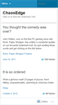Mobile Screenshot of chaosedge.wordpress.com