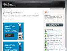 Tablet Screenshot of chaosedge.wordpress.com