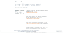 Desktop Screenshot of eng111gunresearch.wordpress.com