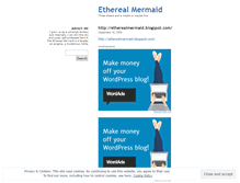 Tablet Screenshot of etherealmermaid.wordpress.com