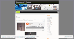Desktop Screenshot of musiquemix.wordpress.com