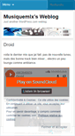 Mobile Screenshot of musiquemix.wordpress.com