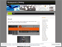 Tablet Screenshot of musiquemix.wordpress.com