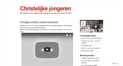 Desktop Screenshot of christelijkejongeren.wordpress.com