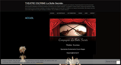 Desktop Screenshot of escrimetheatre.wordpress.com