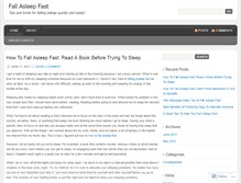 Tablet Screenshot of fallasleepfast1.wordpress.com