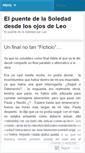 Mobile Screenshot of elpuentedelasoledadleonardoalmeyda.wordpress.com