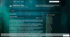 Desktop Screenshot of fabiolas1.wordpress.com