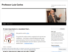 Tablet Screenshot of professorluizcarlos.wordpress.com