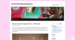 Desktop Screenshot of chroniclesofasewingmama.wordpress.com