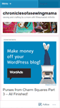 Mobile Screenshot of chroniclesofasewingmama.wordpress.com