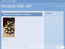 Tablet Screenshot of passionandart.wordpress.com