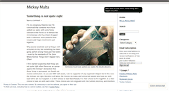Desktop Screenshot of mickeymalta.wordpress.com