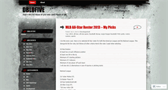 Desktop Screenshot of dblofive.wordpress.com