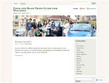 Tablet Screenshot of myfoodtrips.wordpress.com