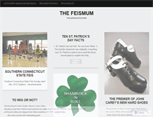 Tablet Screenshot of feismum.wordpress.com