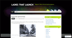 Desktop Screenshot of ladiesthatlaunch.wordpress.com