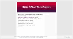 Desktop Screenshot of itascayfitnessclasses.wordpress.com