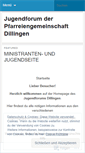 Mobile Screenshot of jugendforumdlg.wordpress.com
