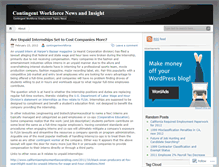 Tablet Screenshot of contingentworkforce.wordpress.com
