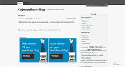 Desktop Screenshot of cajunquilter.wordpress.com