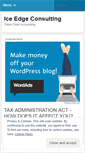 Mobile Screenshot of iceedgeconsulting.wordpress.com