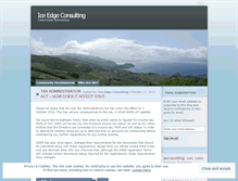 Tablet Screenshot of iceedgeconsulting.wordpress.com