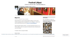 Desktop Screenshot of festivallilliput.wordpress.com