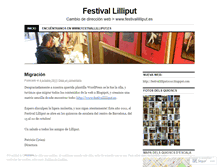 Tablet Screenshot of festivallilliput.wordpress.com