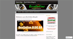Desktop Screenshot of boxonline.wordpress.com