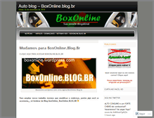 Tablet Screenshot of boxonline.wordpress.com