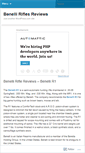 Mobile Screenshot of benelliriflesreviews.wordpress.com