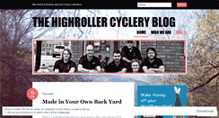 Desktop Screenshot of highrollercyclery.wordpress.com