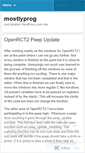 Mobile Screenshot of mostlyprog.wordpress.com