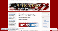 Desktop Screenshot of historybuzz.wordpress.com