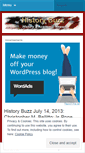 Mobile Screenshot of historybuzz.wordpress.com
