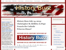 Tablet Screenshot of historybuzz.wordpress.com