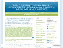 Tablet Screenshot of eleganteighteen.wordpress.com