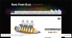 Desktop Screenshot of bangpandi.wordpress.com