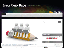 Tablet Screenshot of bangpandi.wordpress.com