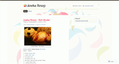 Desktop Screenshot of anekaresep88.wordpress.com