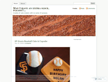 Tablet Screenshot of mycakes.wordpress.com