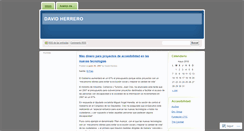 Desktop Screenshot of dherrero.wordpress.com