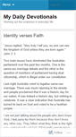 Mobile Screenshot of mydailydevotional.wordpress.com