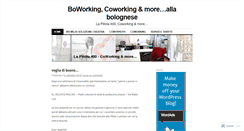 Desktop Screenshot of coworkingbologna.wordpress.com