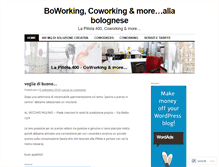 Tablet Screenshot of coworkingbologna.wordpress.com