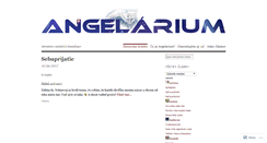 Desktop Screenshot of angelarium.wordpress.com