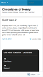 Mobile Screenshot of chroniclesofhenry.wordpress.com