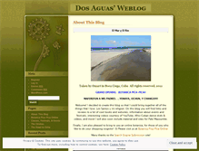 Tablet Screenshot of dosaguas.wordpress.com