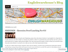 Tablet Screenshot of englishwarehouse.wordpress.com